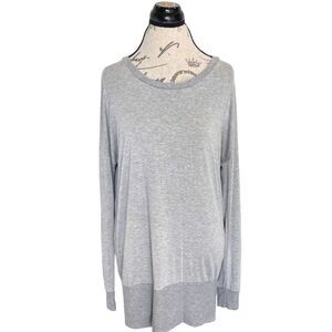 LAmade Womens Sweatshirt Gray Womens Knit Jersey Size XS  Long Sleeve Normcore